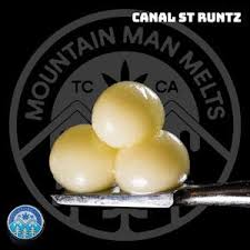 Canal St Runtz Cold Cure Rosin [CA] Mountain Man Melts